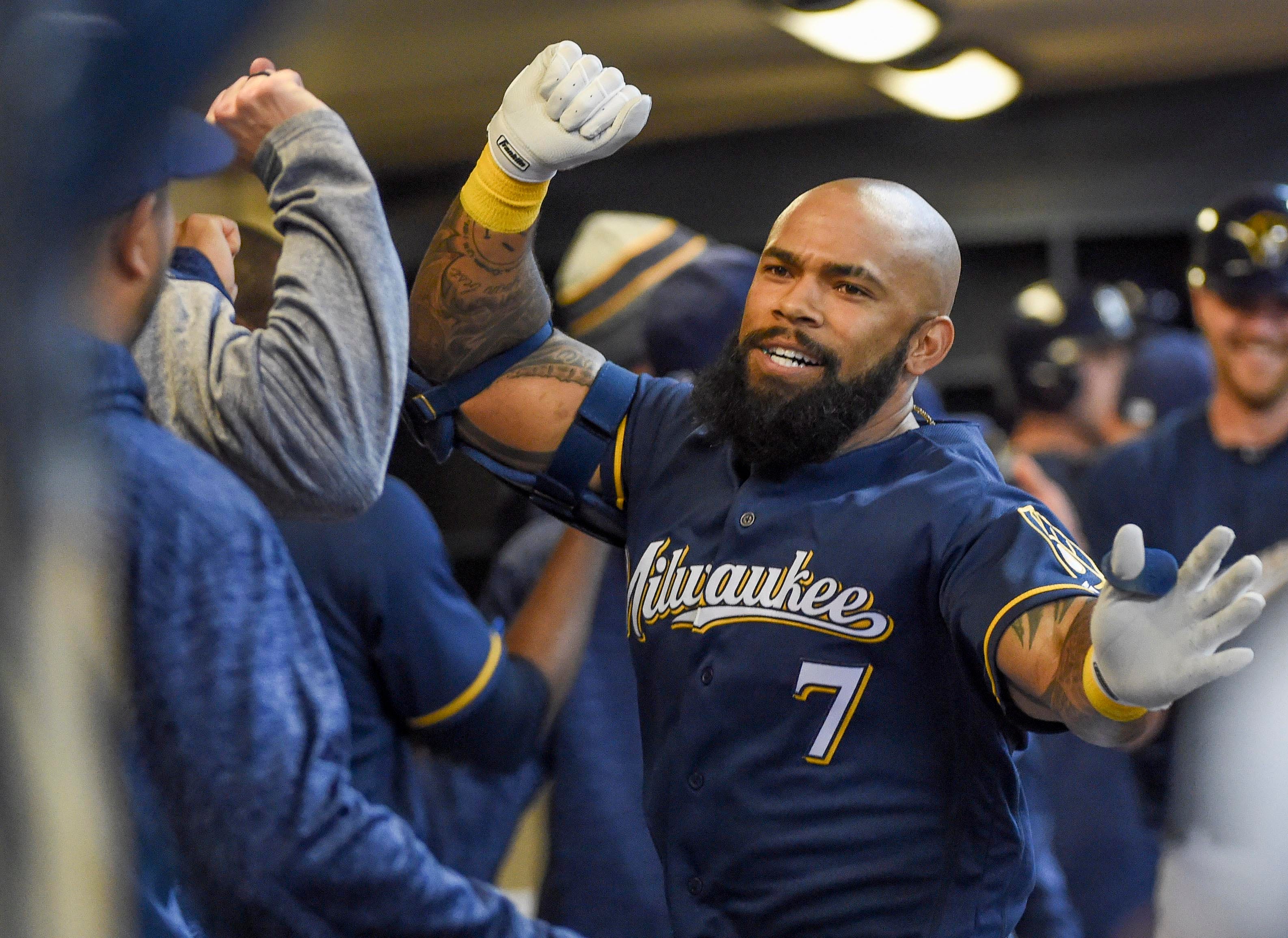 eric thames brewers jersey